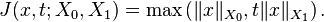 J (x, t;
X_0, X_1) = \maks \left ('\' 