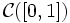 {\mathcal C}([0,1])