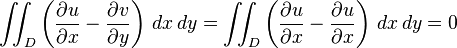 \int_D \left (\frac {
\partial u}
{
\partial x}
\frac {
\partial v}
{
\partial y}
\right) '\' 