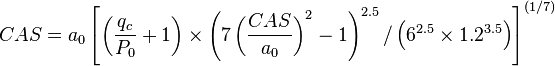 CAS a_ {
0}
\left [\left (\frac {
q_c}
{
P_ {
0}
}
+1\right) \times\left (7\left (\frac {
CA}
{
a_ {
0}
}
\right) ^2-1\right)^ {
2.5}
/\left (6^ {
2.5}
\time'oj 1.2^ {
3.5}
\right) \right]^ {
(1/7)}