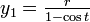 y_1=\tfrac{r}{1-\cos{t}}