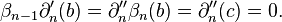 \beta_ {
n}
la=\partial_n de=\partial_n (b) = ''
\beta_n (b) = \partial_n'' (c) = 0.