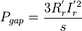 P_{gap} = \frac{3R_r^{'}I_r^{'2}}{s}