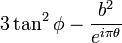 \qquad 3\tan^2\phi-\frac{b^2}{e^{i\pi \theta}}\qquad 