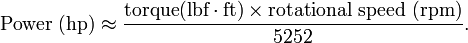 This conversion factor is approximate because the transcendental number π appears in it; a more precise value is 5252.113 122 032 55.