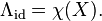 \Lambda_ { \matrm { identigaĵo} } = \ki (X). '\' 