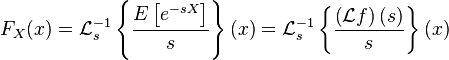 Can somebody please show me how to determine the laplace transform of this  equation using the. But how do you apply the limit of infinity to sine and cosine?