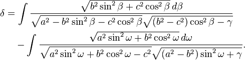 \begin{align}
\delta 