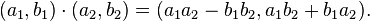 (A1, b_1) \cdot (a_2, b_2) = (a_1a_2 - b_1b_2, a_1b_2-+ b_1a_2).