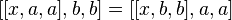 [[x,], b, b] = [[x, b, b],]