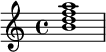  \chordmode { b1:m7.5- } 