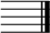 { \omit Score.Clef \omit Score.TimeSignature \relative c'' { s1 \bar "|." }  }