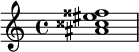  \chordmode { ais1:6 } 