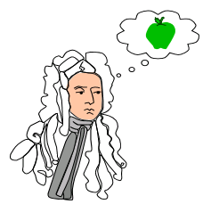 Datoteka:Isaac Newton cartoon.PNG