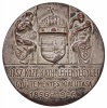 1926. Országos Központi Katholikus Legényegylet Gyűjteményes Kiállítása 1856-1926 ezüstözött fém emlékérem