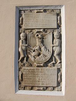 Fájl:Batthyány Boldizsár (+1590) fehérmárvány sírköve, Németújvár.jpg