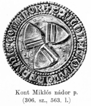 Fájl:Kont Miklós nádor pecsétje, 1359.png