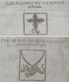 A bretagnei Hermelinrend és a Sárkányrend rendjelei, José Micheli y Márquez, 1642