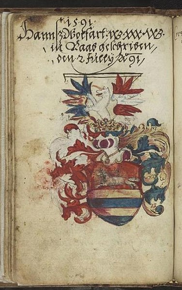 Fájl:Wolfart, Hanns címere, 1591.jpg