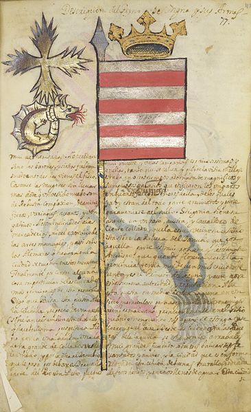 Fájl:Livro de Aurotos 1416-17, Magyarország zászlója 0107.jpg