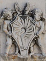 A Brebiri Subich címer Trogirban az Óratorony falán