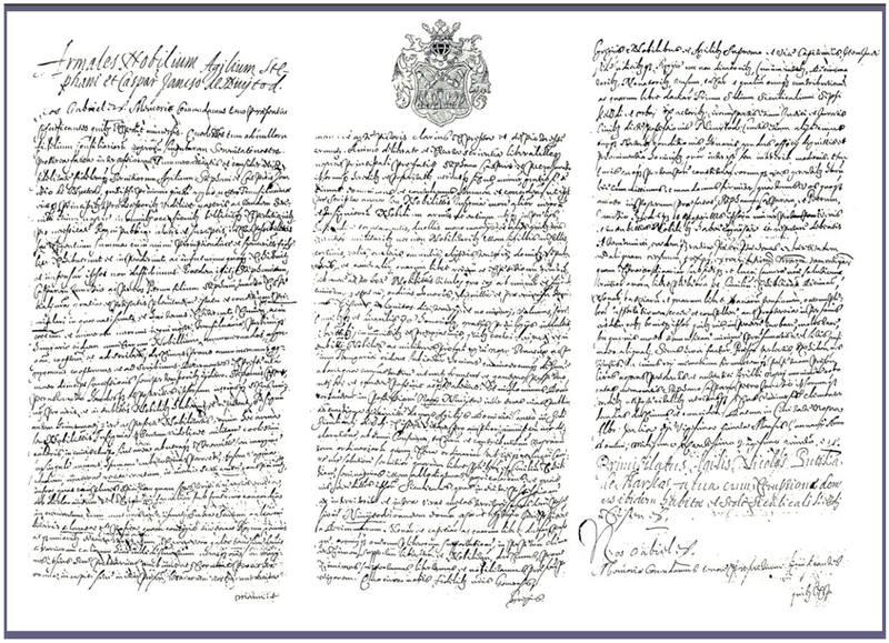 Fájl:Jancsó István és Gáspár adománylevele és címere 1625.PNG