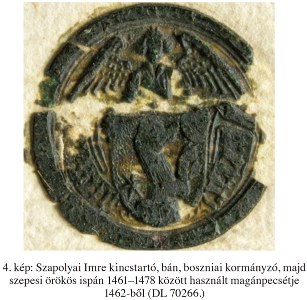 Fájl:Szapolyai Imre kincstartó magánpecsétje, 1462.png