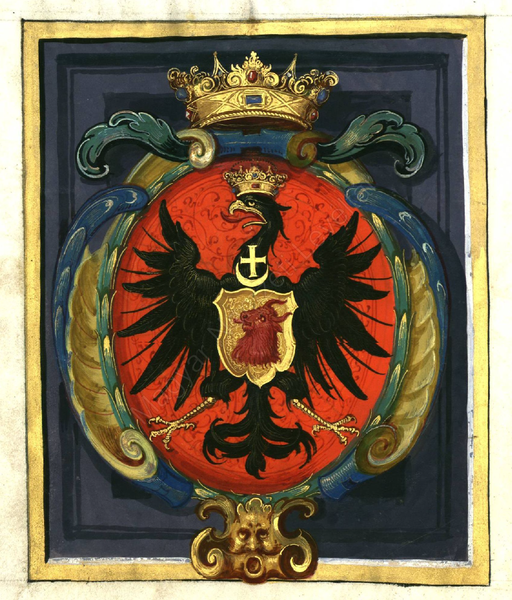 Fájl:Alsólindvai Bánffy Kristóf grófi címer, 1622.png