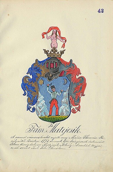 Fájl:Matejcsík címer, 1773.jpg