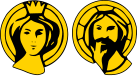 Szűz Mária (mint királynő) és Jézus