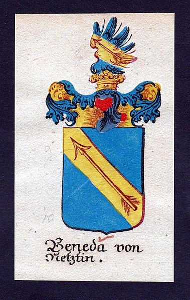 Fájl:18-Jh-Beneda-von-Netztin-Böhmen-Wappen.jpg