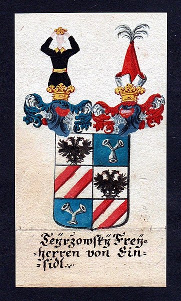 Fájl:18-Jh-Terzowitz-Freiherren-von-Einsiedel-Böhmen-Wappen.jpg
