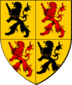 Hainaut, idősebb ág, IV. Guillaume, Hainaut és Hollandia grófja. (1. és 4. Flandria, 2. és 3. Hollandia)