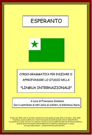 Copertina del corso di esperanto