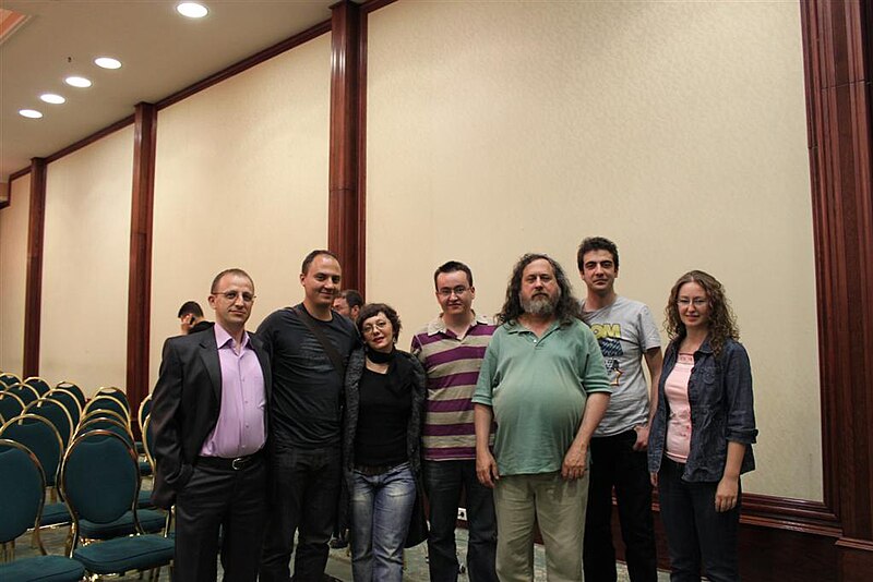 Податотека:Wikimedia Macedonia and Richard Stallman in Skopje.jpg