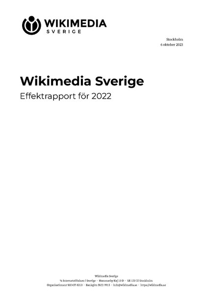 Fil:Effektrapport Wikimedia Sverige för 2022.pdf