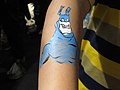 "Tattoo" of The Tick at Amazon Prime Video zone, promoting their original series The Tick. Image: Acagastya(Reuse terms.)