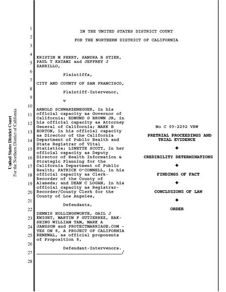 Prop 8 Walker Ruling Pdf