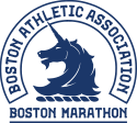 Logo of Boston Marathon.