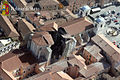 Il Duomo, con l'abside totalmente distrutta