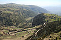 'n Bergpas tussen Mekelle en Lalibela.