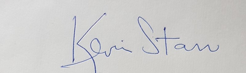 Lêer:Handtekening van Kevin Starr, SF, CA 16 Desember 2004.jpg
