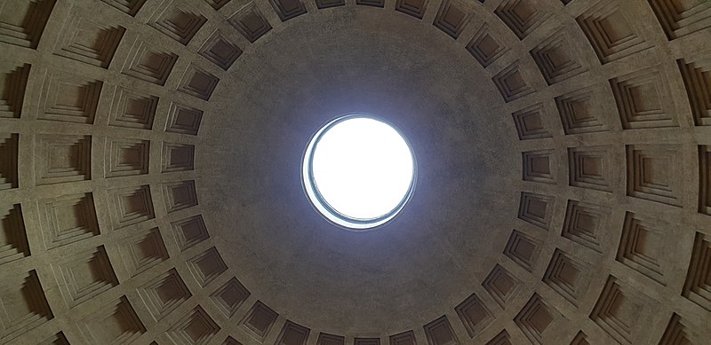 Lêer:Pantheon in Rome - antieke Romeinse betonkoepel.jpg