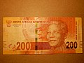 200 Suid-Afrikaanse rand-banknoot voorkant – 2018