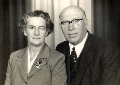 Ds. J.F. du Plooy en sy eggenote, Johanna.