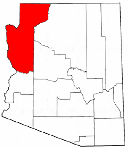 ስዕል:Map of Arizona highlighting Mohave County.png