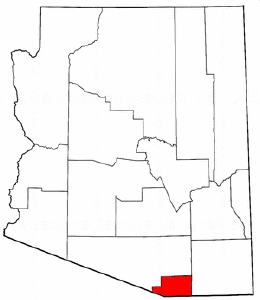 ስዕል:Map of Arizona highlighting Santa Cruz County.png
