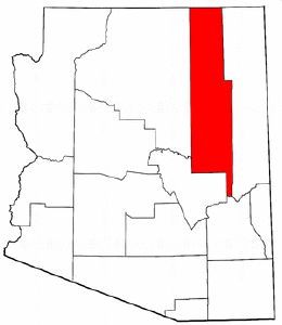 ስዕል:Map of Arizona highlighting Navajo County.png