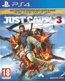 ملف:الغلاف الأمامى للعبة Just Cause 3 فى الشرق الأوسط.jpeg