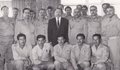وزير الدفاع شاكر محمود شكري مع ضباط شاركوا في حرب فلسطين 1967